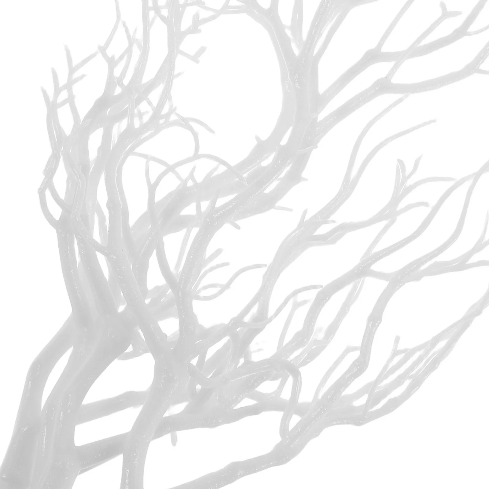 4Pcs Artificial Plastic Antler Branches Dry Tree Twigs for Vase Filler DIY Craft Headband Decorative Plant Stems