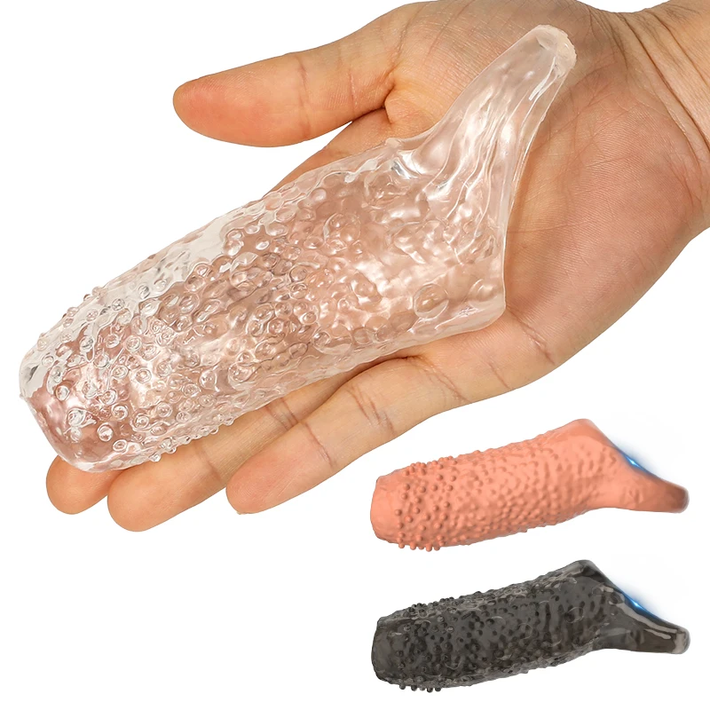 Men Penis Enlargement Soft Cock Ring Stretcher Extender Sleeve Reusable Condoms Adults Products Erotic Tool Sex Toys For Men Gay