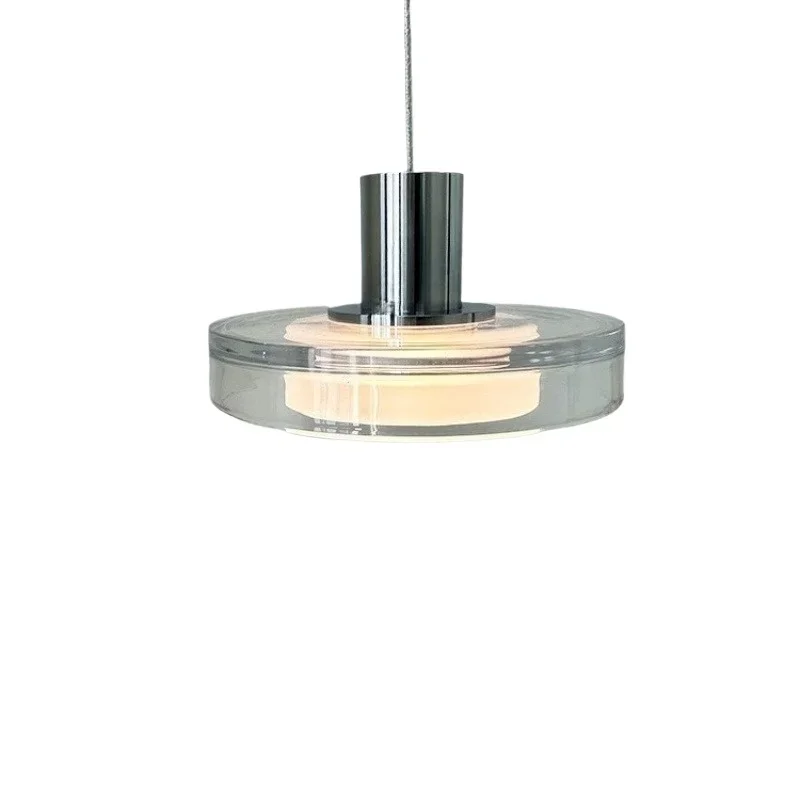 

Modern minimalist bedroom small chandelier Bauhaus living room dining room Italian minimalist design