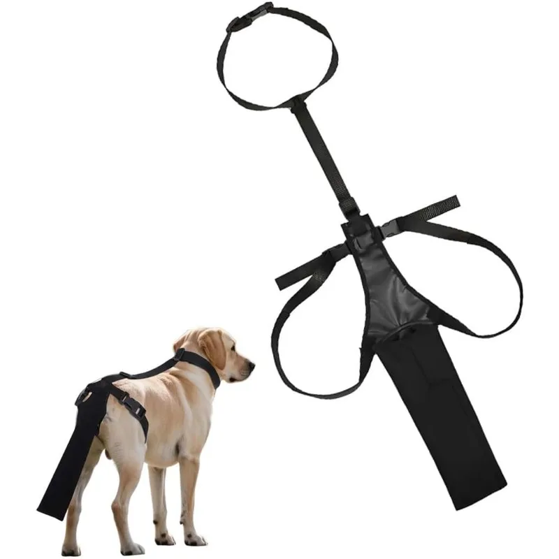 

Adjustable Dog Tail Protector Injury Healing Anti-Lick Bite Cover Hair Loss Protection Medical Grooming Dog Recovery Suit