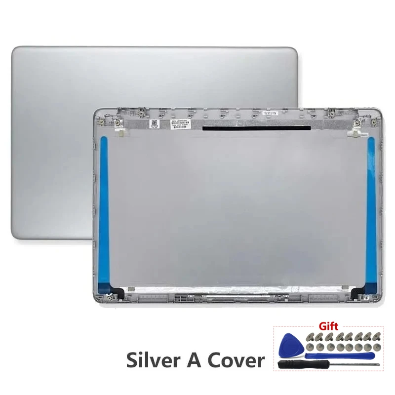 Novo para 15-dw caso 250 g8 g9 255 g8 15-gw 15s-du 15s-dy lcd capa traseira moldura frontal palmrest inferior caso dobradiças capa tampa de prata