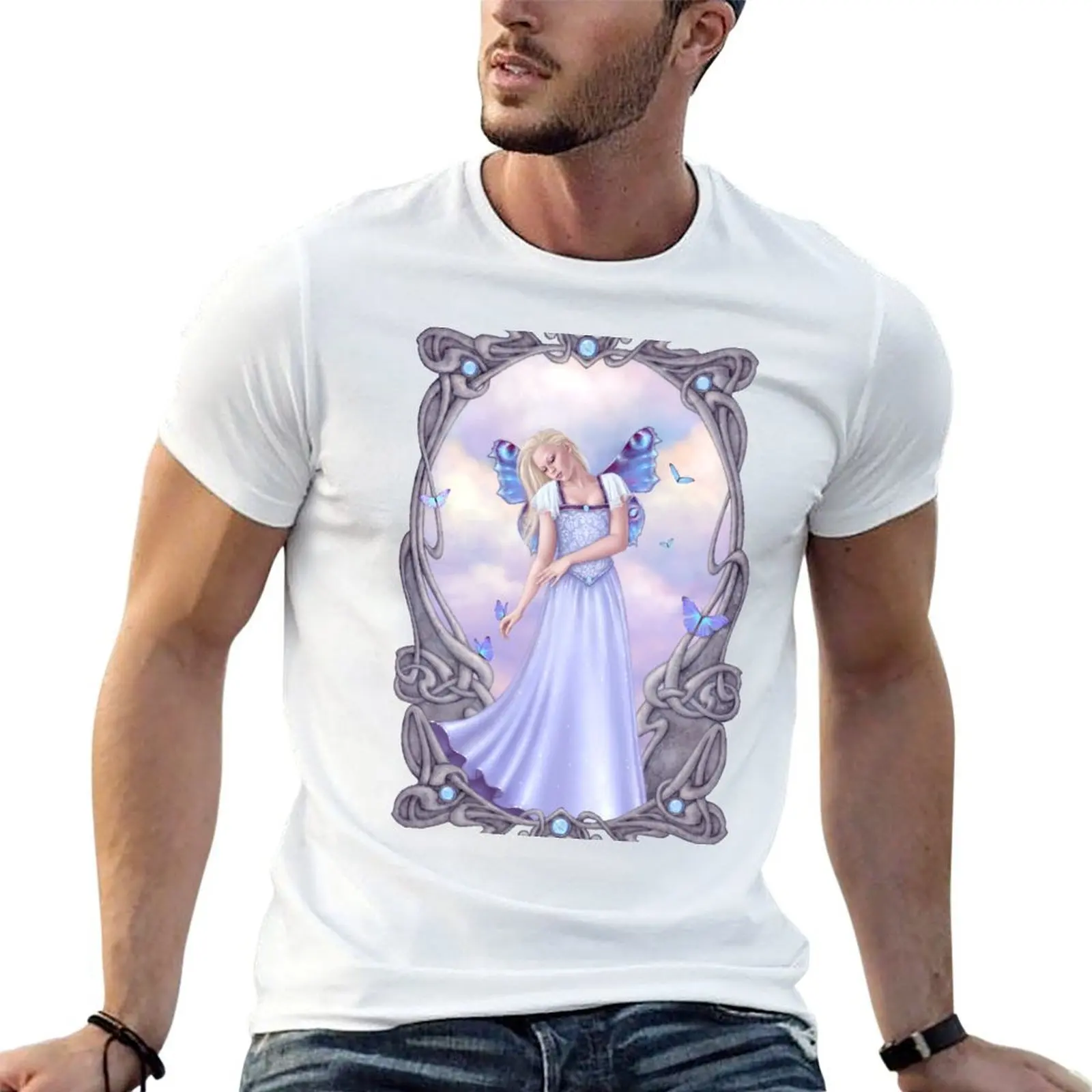 Opal Birthstone Fairy T-Shirt anime tshirt new edition cotton t shirt men
