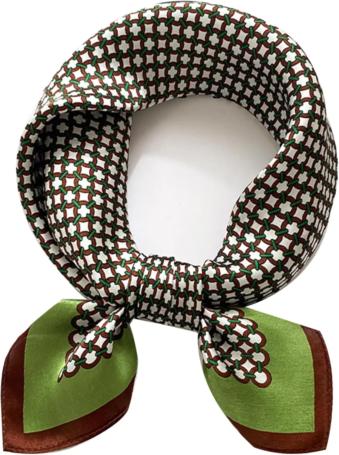 

100% Mulberry Silk Scarf 21'' Square Neckerchief Neck Scarves Lightweight For Women With Gift Box