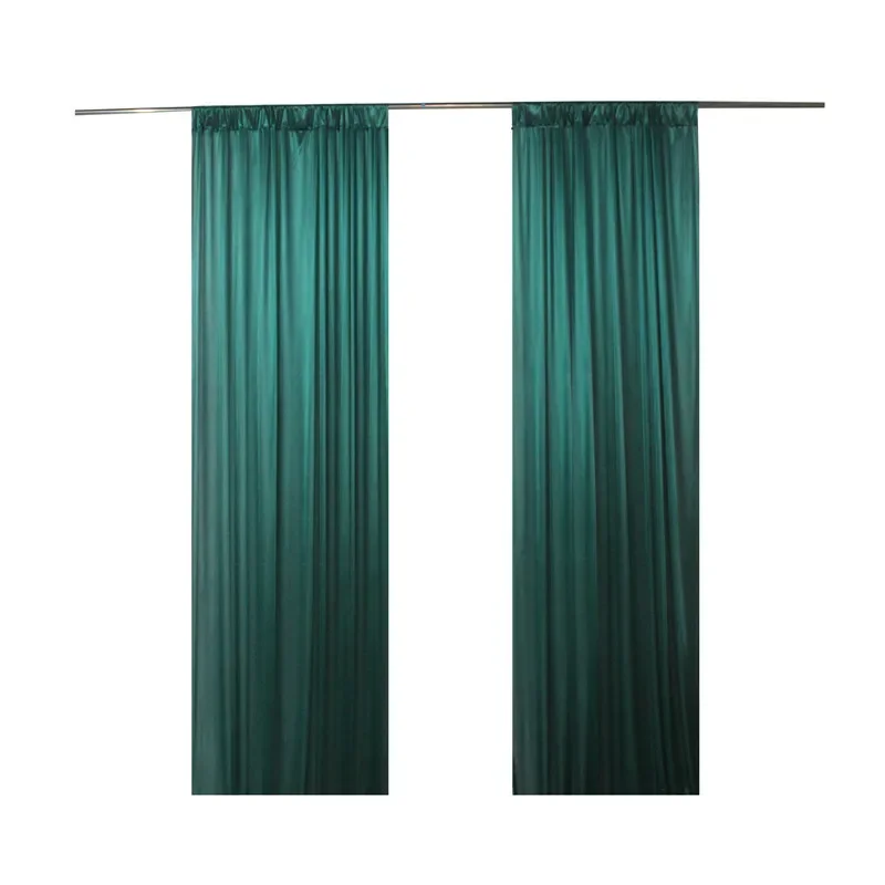 

2PCS 1.5x3M/5x10FT Colorful Wedding Ceremony Arch Drapery Panel Backdrop Curtain Stage Background Photo Booth Party Decoration