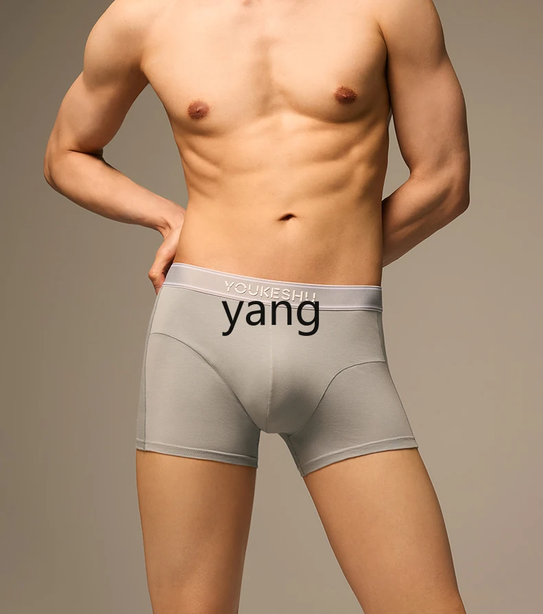 LMM men's underwear pure cotton crotch shorts teen men's sports boxers