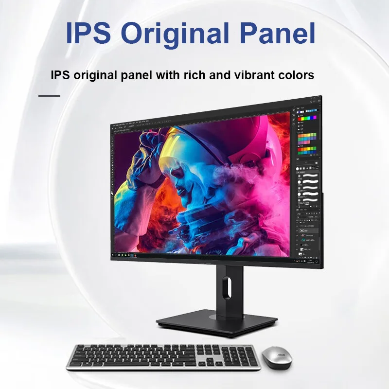 Imagem -03 - Monitor de Computador 27 Polegadas pc 4k Uhd 60hz Ips 1ms Sincronização Adaptável Montagem Vesa 100 Rgb Compatível Hdmi dp