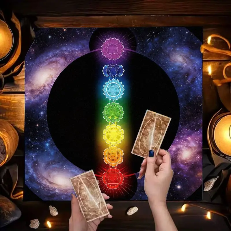 VIKAMA black cat familiar witch familiar mystical altar cloth for tarot reading decor vintage aesthetic mystical boho wall decor