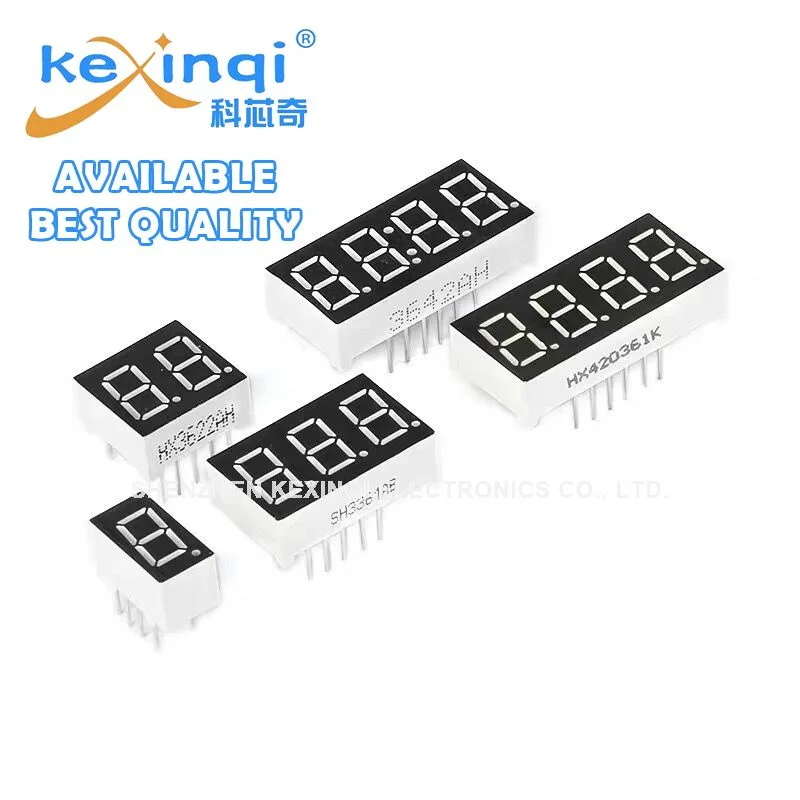 

5pcs 0.36Inch Red LED Digits Display 1bit 2bit 3bit 4bit Cathode Anode Clock Digital Screen LED Electronic Display Tube