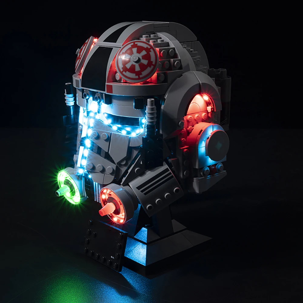 ชุดไฟสําหรับ LEGO AT-AT DRIVER HELMET Starings Wars ไม่รวม Building Block (เฉพาะชุดไฟ LED)