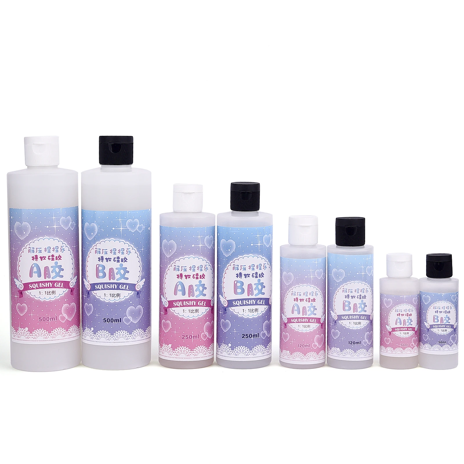 

Soft Liquid Silicone Glue For Molding Making Silicone AB 1:1 Liquid Rubber Copy Decompression Toys Gift Squeezing Toy For Kids