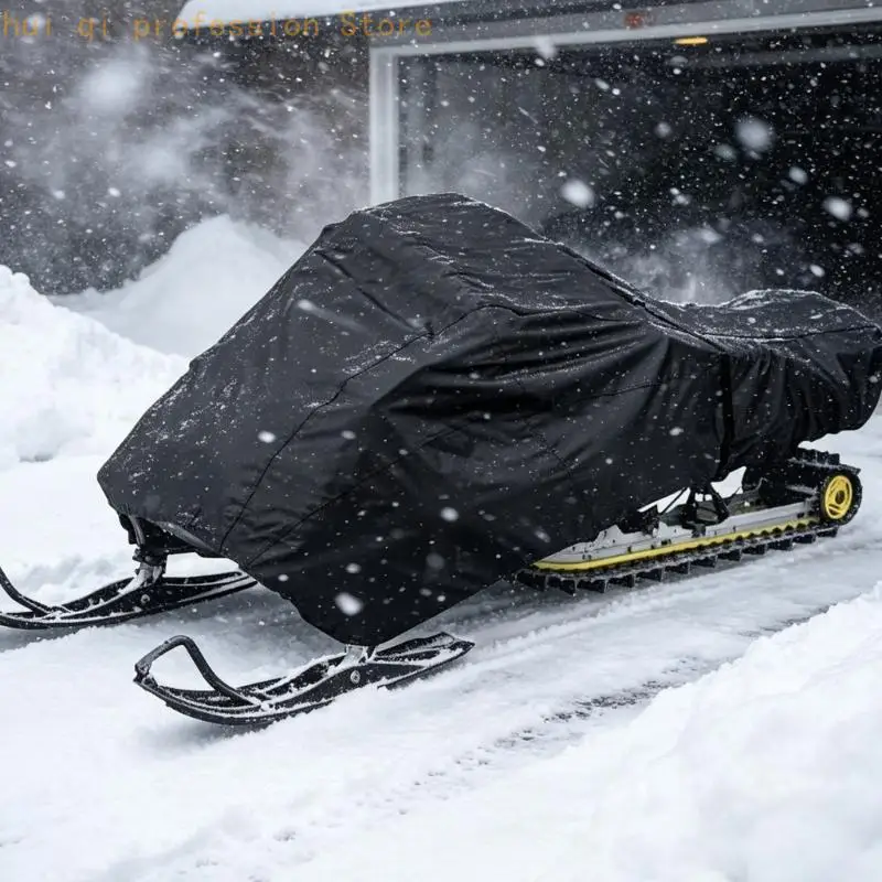 Schutzhülle für Garagen-Schneemobile mit körpergerechter Abdeckung H8WE – Detail 9