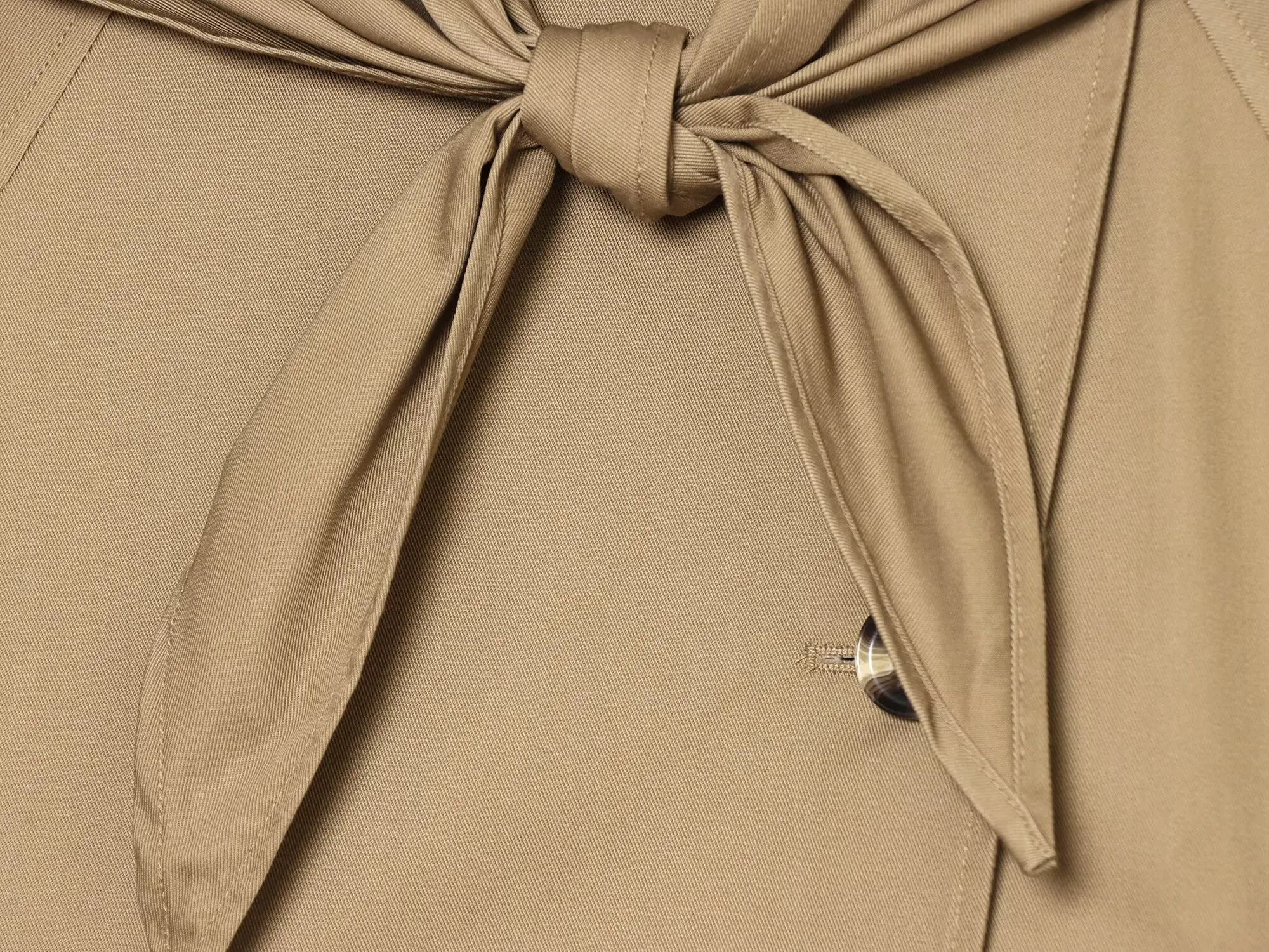 NLZGMSJ Vintage Casual Chic Jacke mit Schal, einfarbig, einreihig, mit Taschen, langen Ärmeln, neue Mode 2026, Herbstmantel – Detail 5