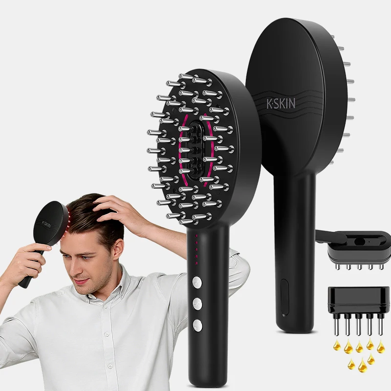 

Новый дизайн лазерного массажера для роста волос с функцией EMS и RF, водонепроницаемый, для мужчин, устройство для стимуляции роста волос.