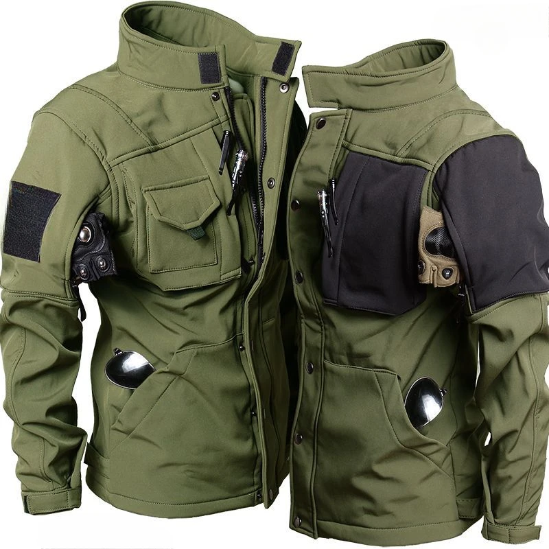 Green coat only
