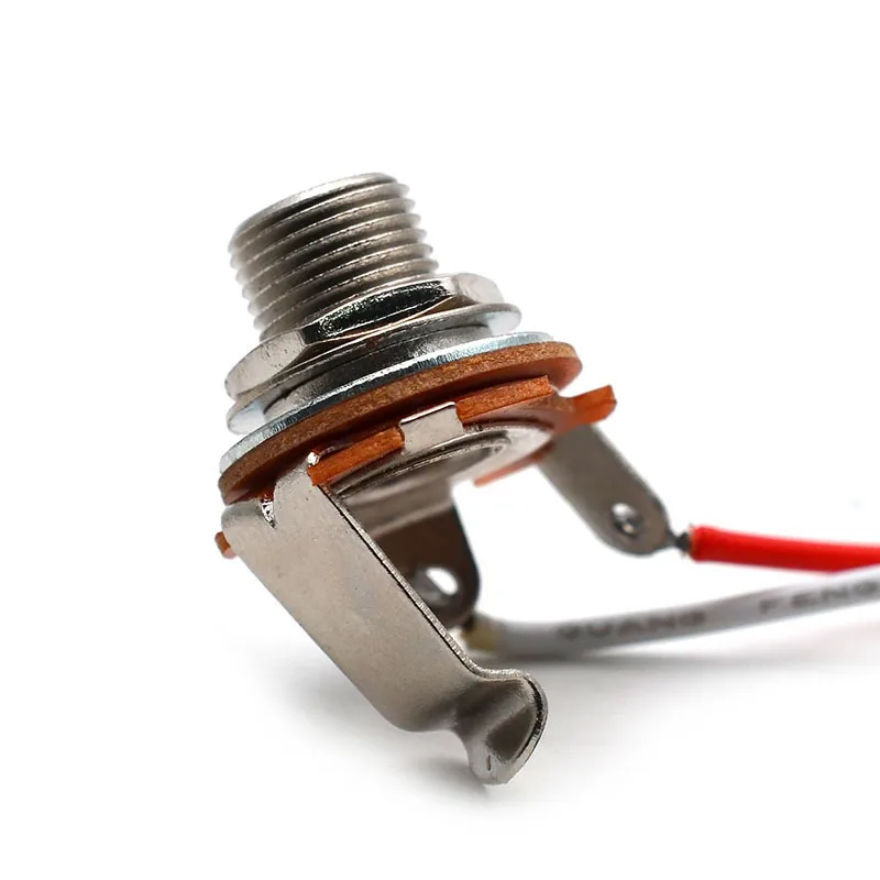 Bass Prewired Control Plate Assembly, 2V1T Stacked Knob Configuration with 6.35mm Output Jack, for JB Bass