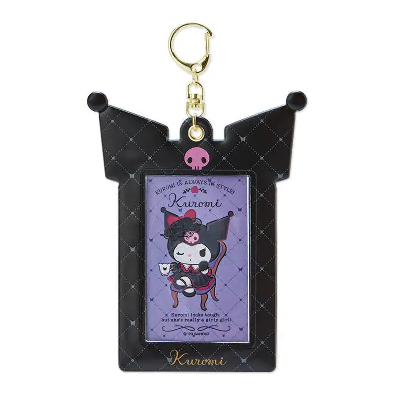 

Sanrio Kawaii Card Holder Kuromi Accessories Cute Anime Meal Card Access Card Pendant Bag Hanging Keychain Toys for Girls Gift