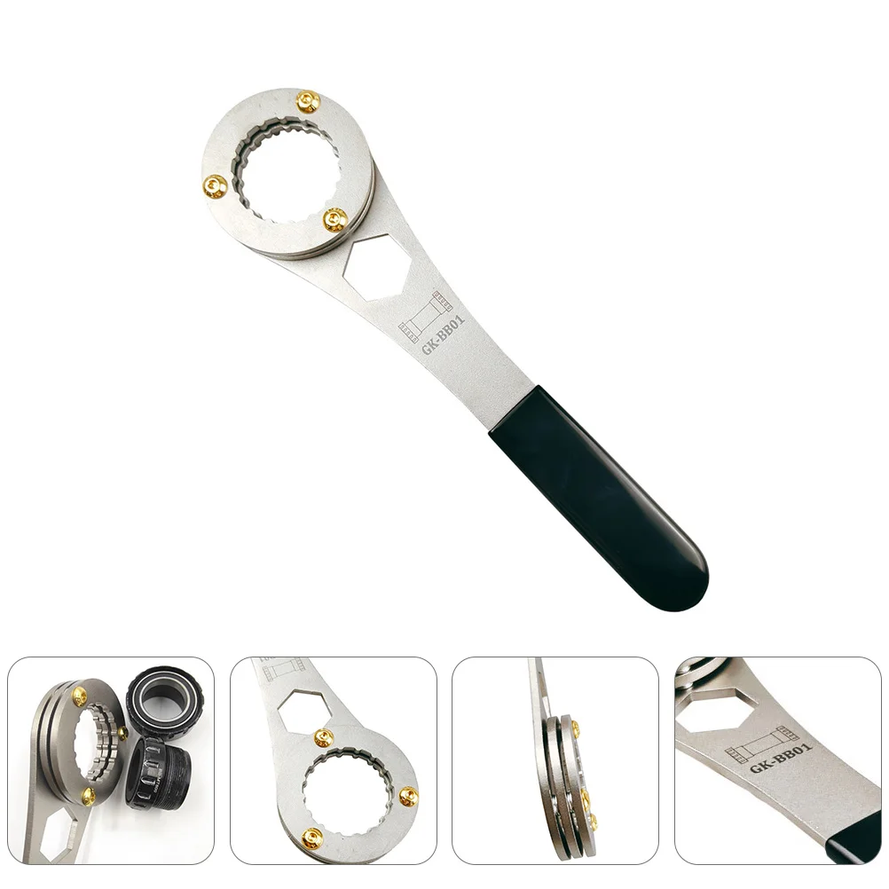 

Center Axle Disassembly Wrench Hollow Shaft Spoke Wrench Stainless Steel Bike Repair Tool 44Mm 16- Road Bike