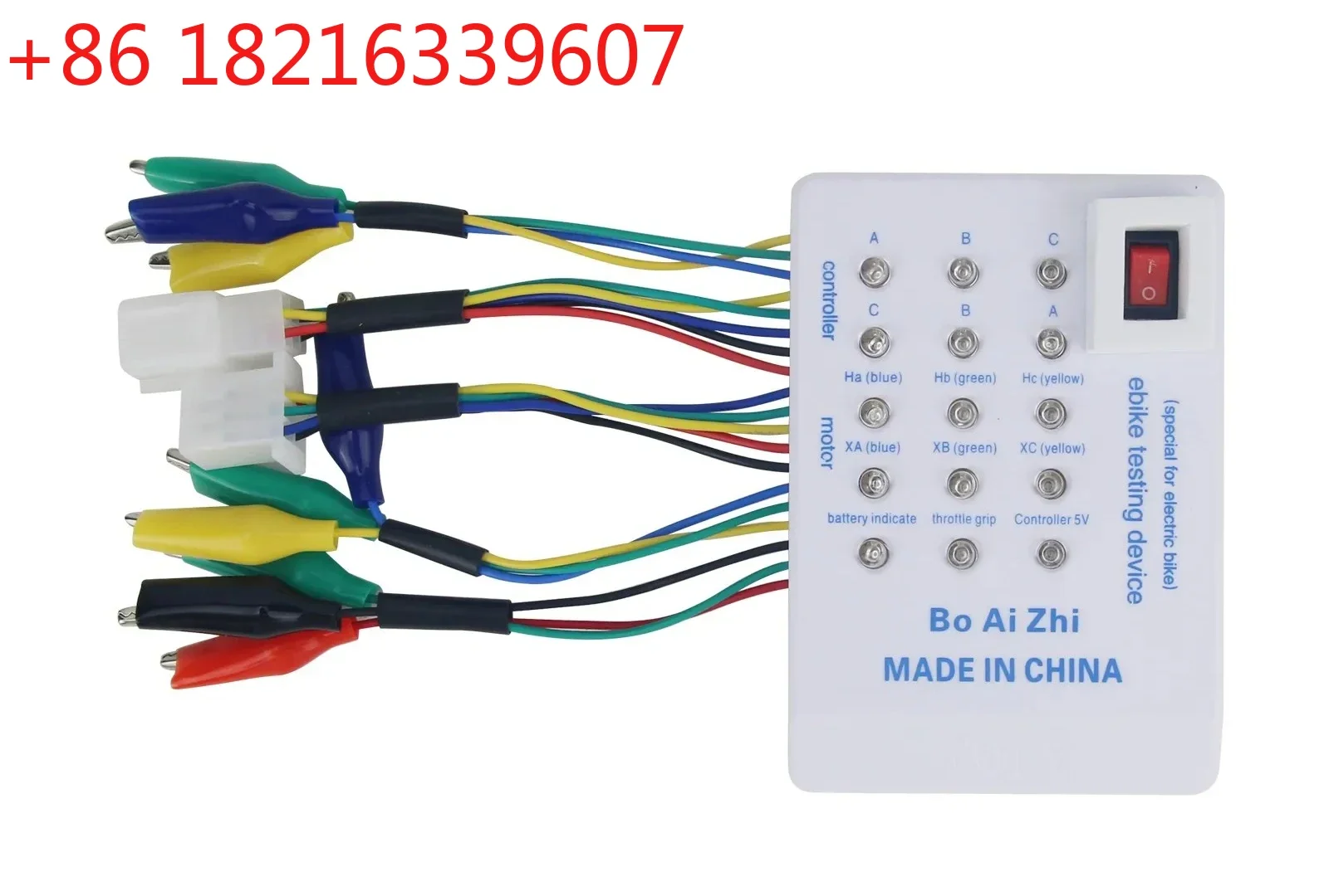 TAO Brushless Motor Tester Ebike Testing Device Electric Car Repair Universal Electric Vehicle Detector Controller Hall Detector