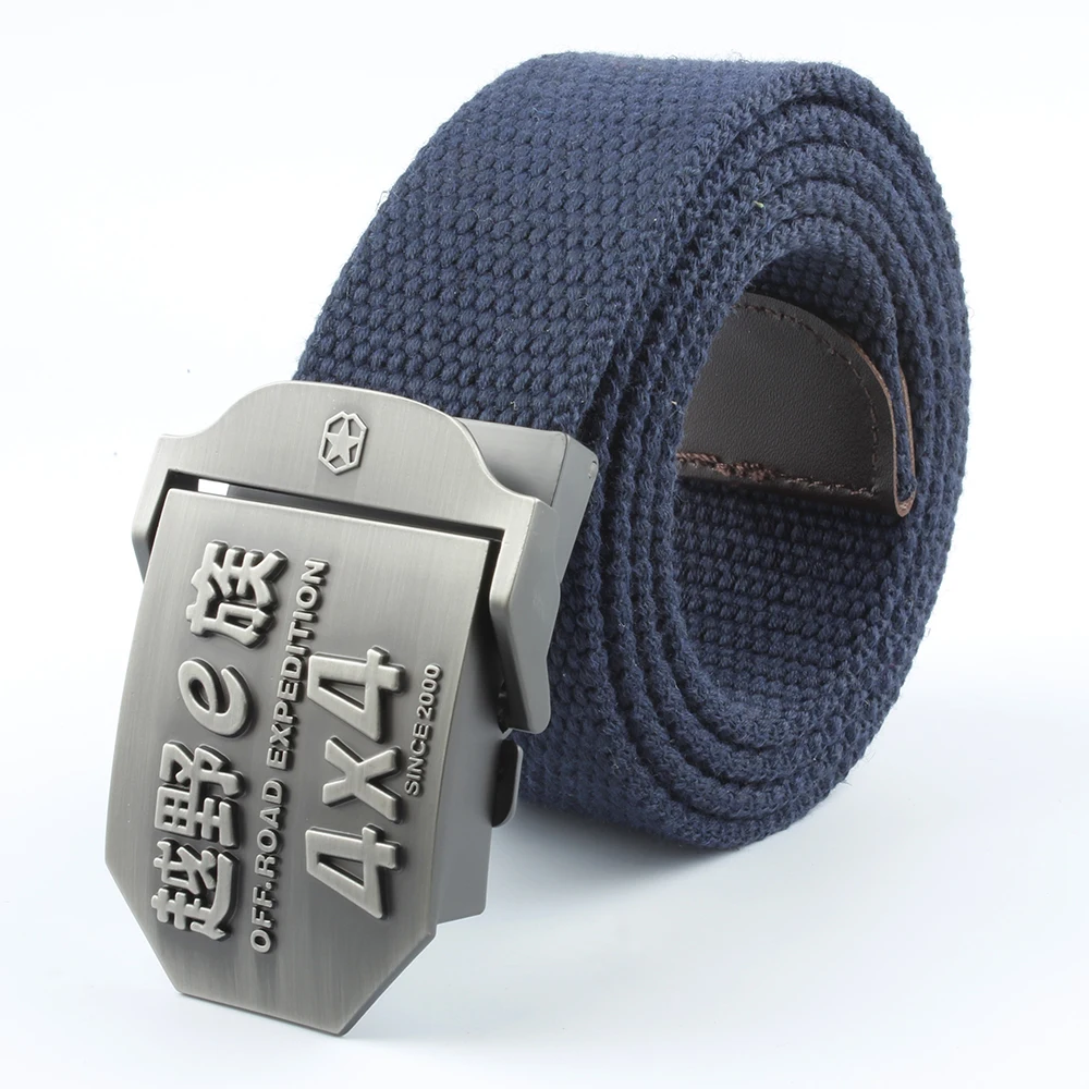 New Unisex Adjustable Canvas Belt Outdoor Off-road High-quality Matching Belt Extended 140cm for Obese People