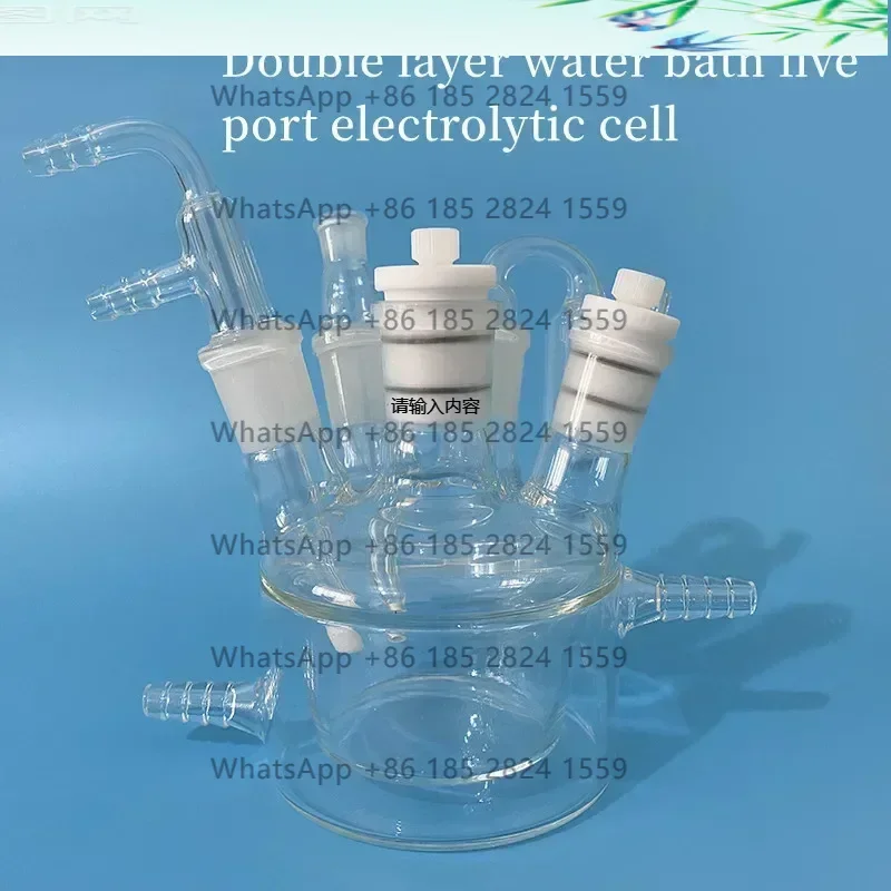 

Однослойная двухслойная герметичная пятипортовая электролитическая ячейка 50/100/250 мл, экспериментальная электролитическая ячейка Redox Reacttion, в наличии.