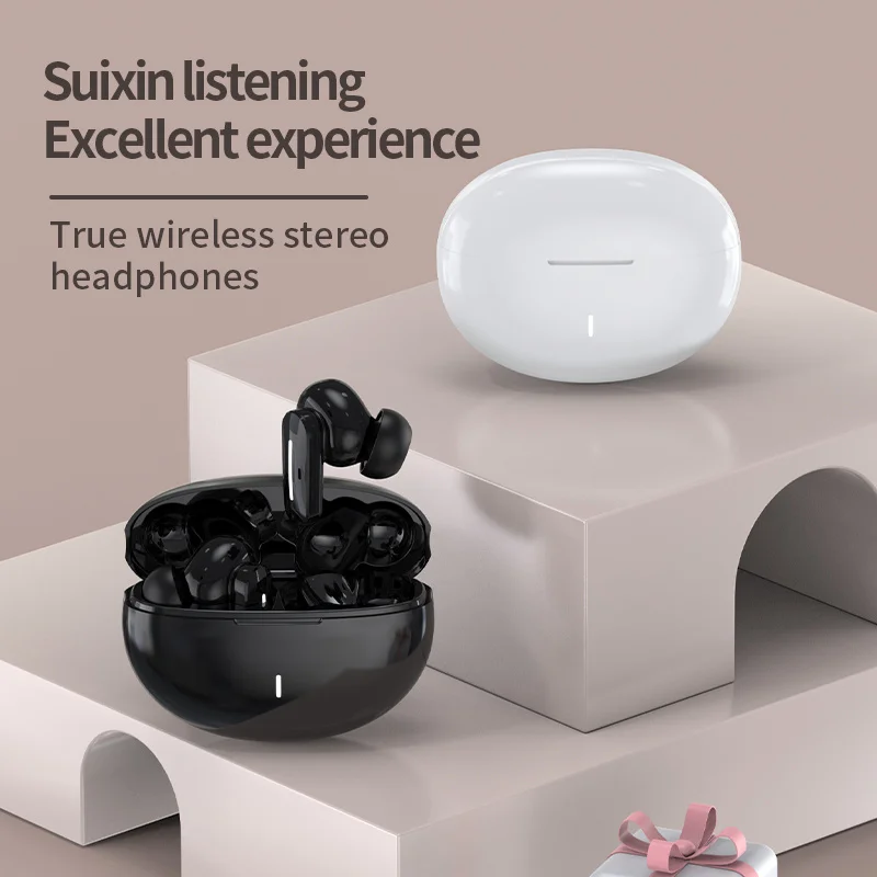 Popular SKY-3 Bluetooth Wireless Earphones in Ear Headset Low Power Mini Noise Reduction Earbuds Sports Music Stereo Headphones