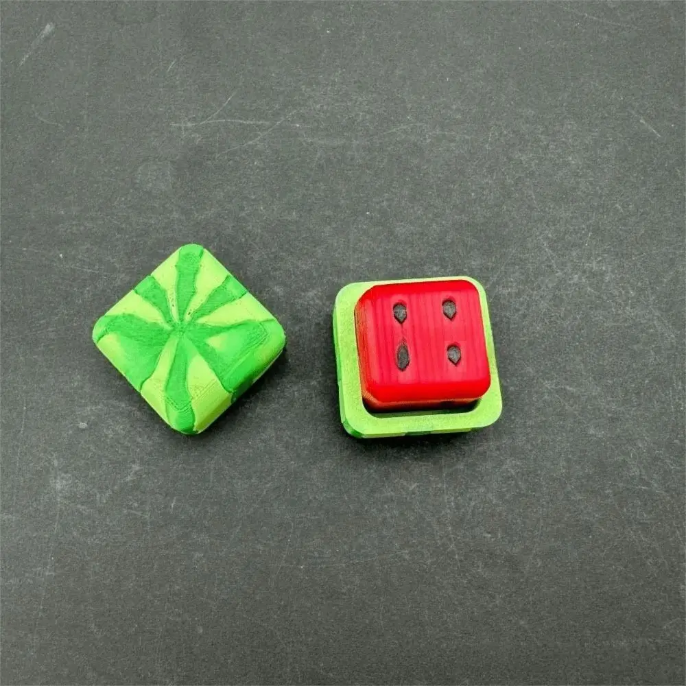 

Creative Square Watermelon Dice Cute Funny Number 6 Faces Summer Breeze Dice Portable Rounded Corner Bar Game Dice