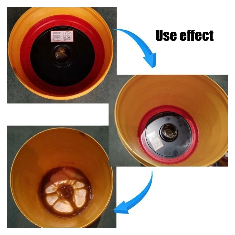 Large Suction Cup Plastic Fine Teeth 56/60 Diameter Double Interface Suction Pressure Manual Large Capacity Grease Gun Oil Pan