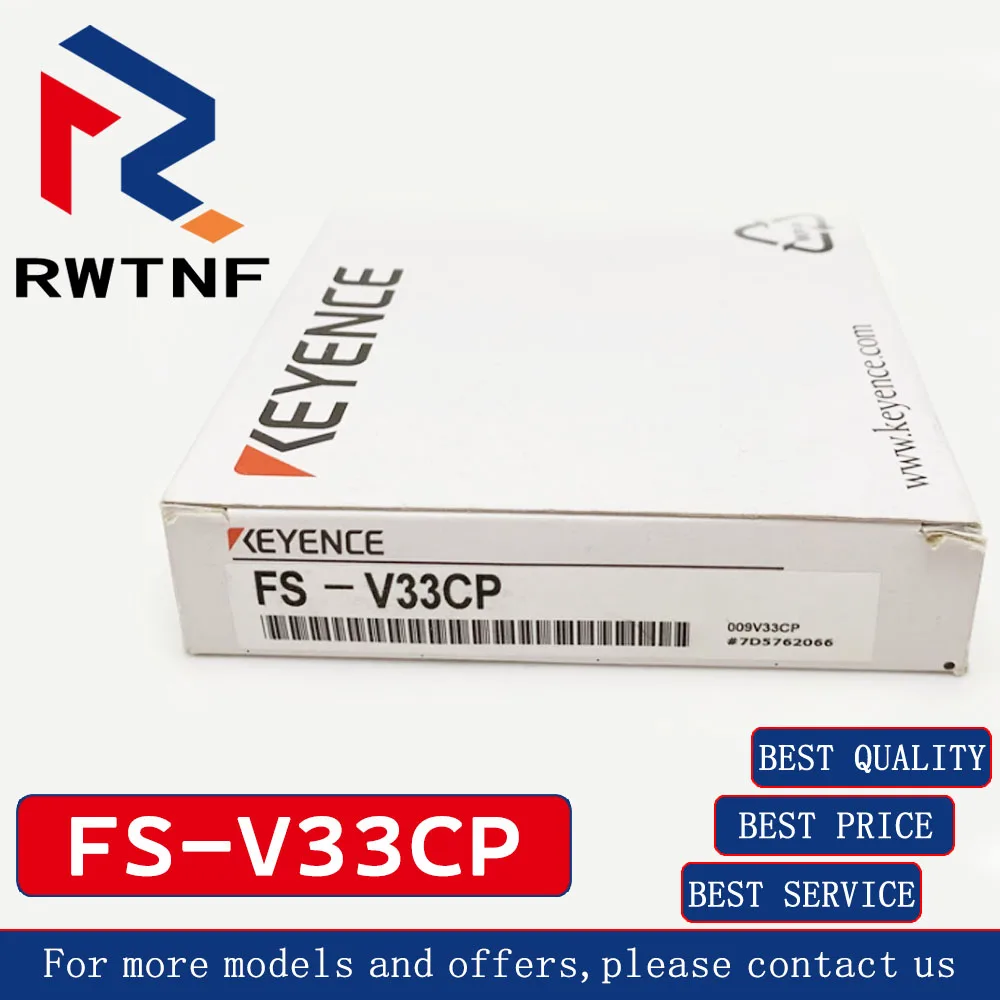 Brand New Genuine FS-V33CP KEYENCE  M8 connector type PNP digital fiber amplifier