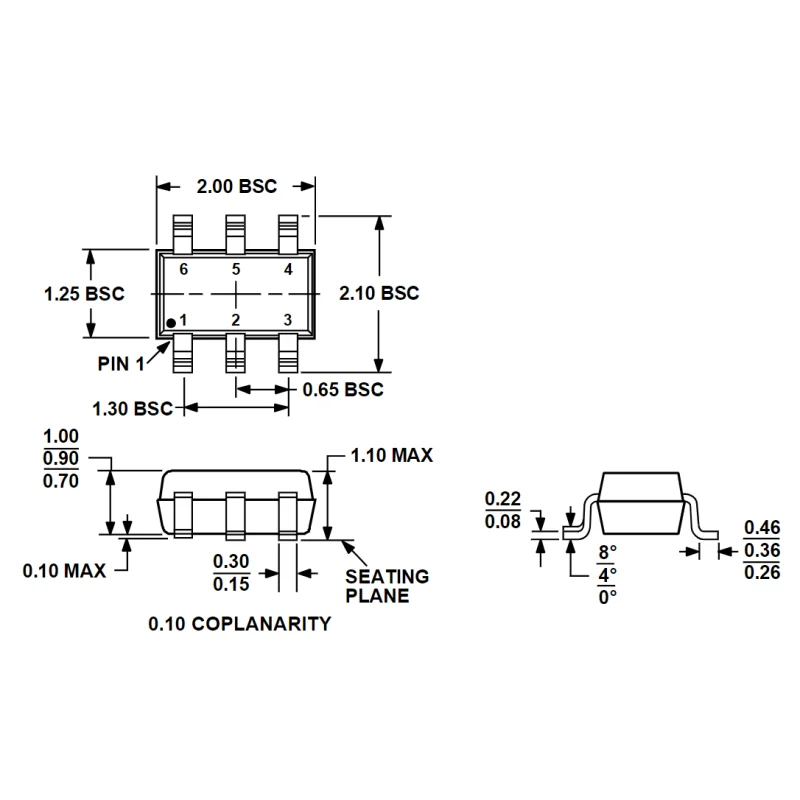 10PCS/LOT New 2N7002 2N7002DW1T1G 2N7002DW-7-F Marking 702  SOT-363 60V 115mA N-Channel Enhancement Mode Power MOSFET