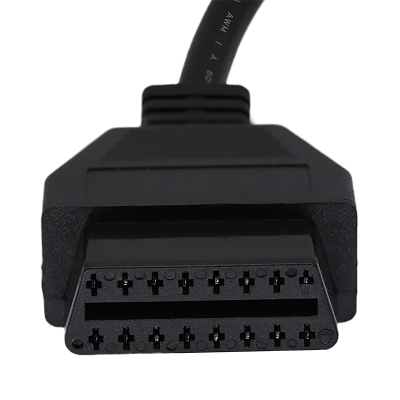 J1939 OBD-Kabel 9-polig auf 16-poliges Heavy Duty Truck OBD2-Diagnose-Adapterkabel für Cummins 0,3 m J1939 OBDII-Konverter-Anschluss – Detail 9
