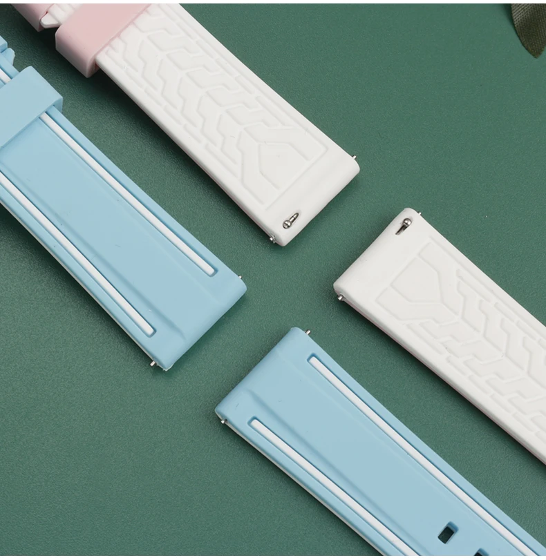 Correa de reloj de silicona de liberación rápida para hombres, correa de reloj de goma, marca Co, Blancpain Five Ocean, 50 brazas, 22MM, Bnad