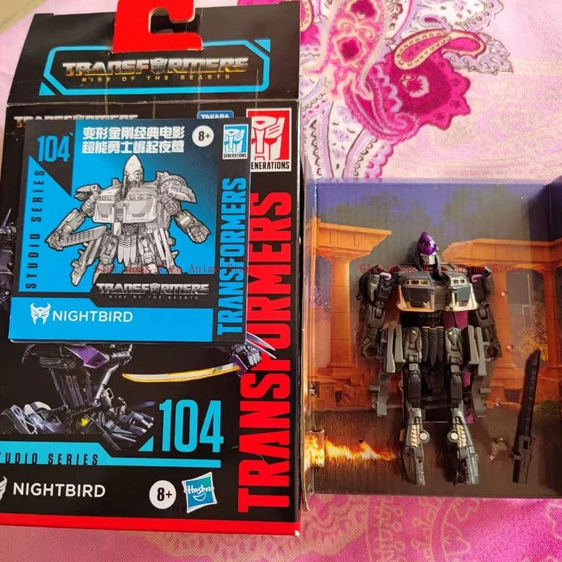 

Трансформируемая игрушка-робот серии SS, модель SS-104 Nightbird, в оригинальной упаковке, классические фигурки из аниме-фильмов, подвижные модели, праздничные подарки