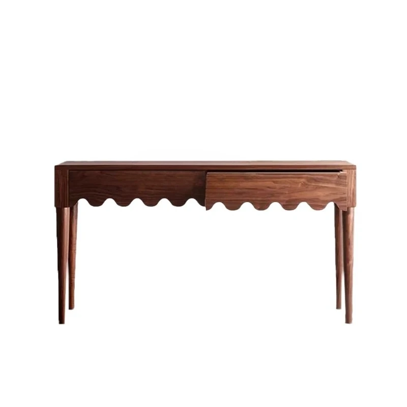 

Medieval solid wood home dresser with pumping bedroom American retro entrance table