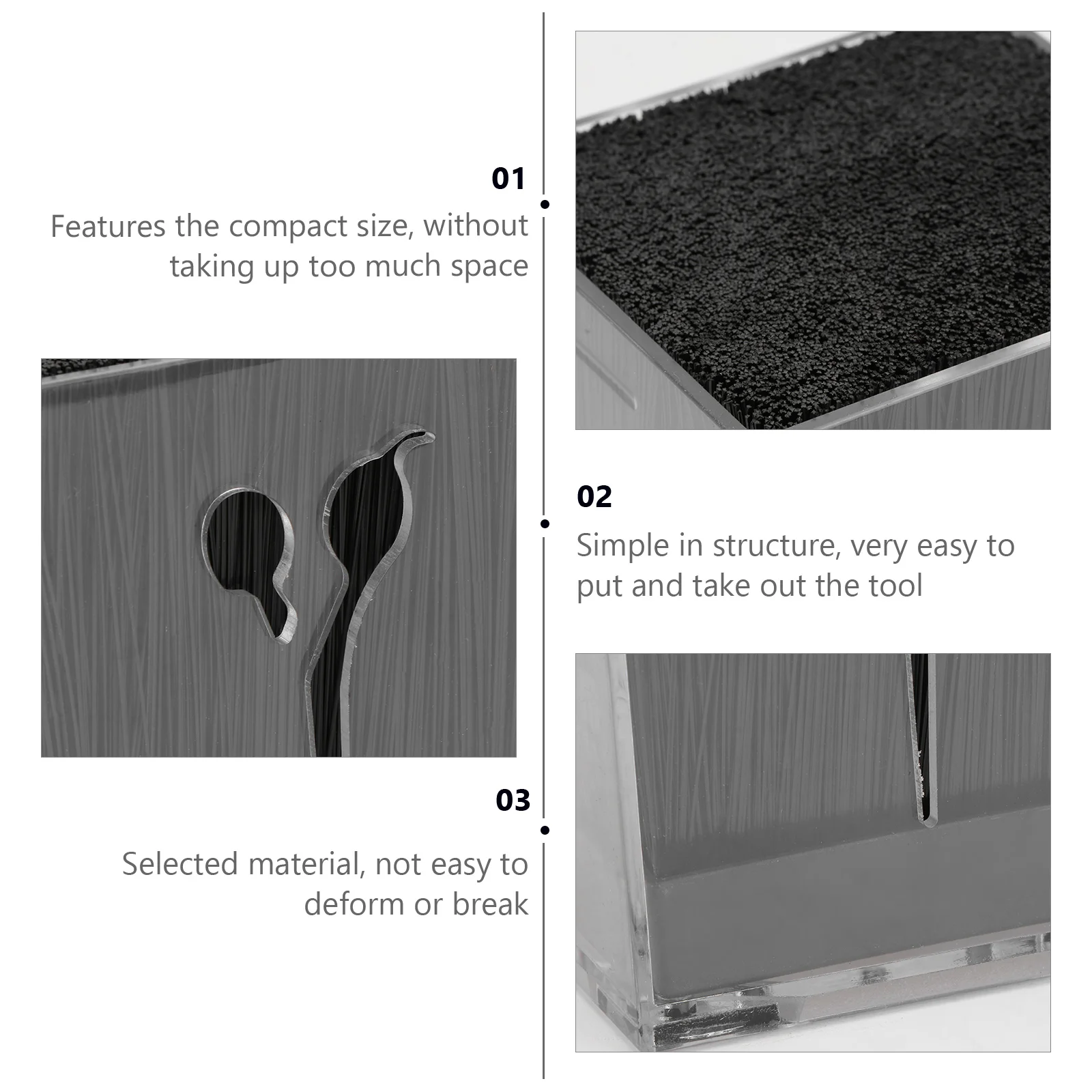 

1pc Resin Scissors Storage Box Hair Salon Tool Organizer Durable Compact Case for Haircut Safe Stable Easy Access Hairdressing