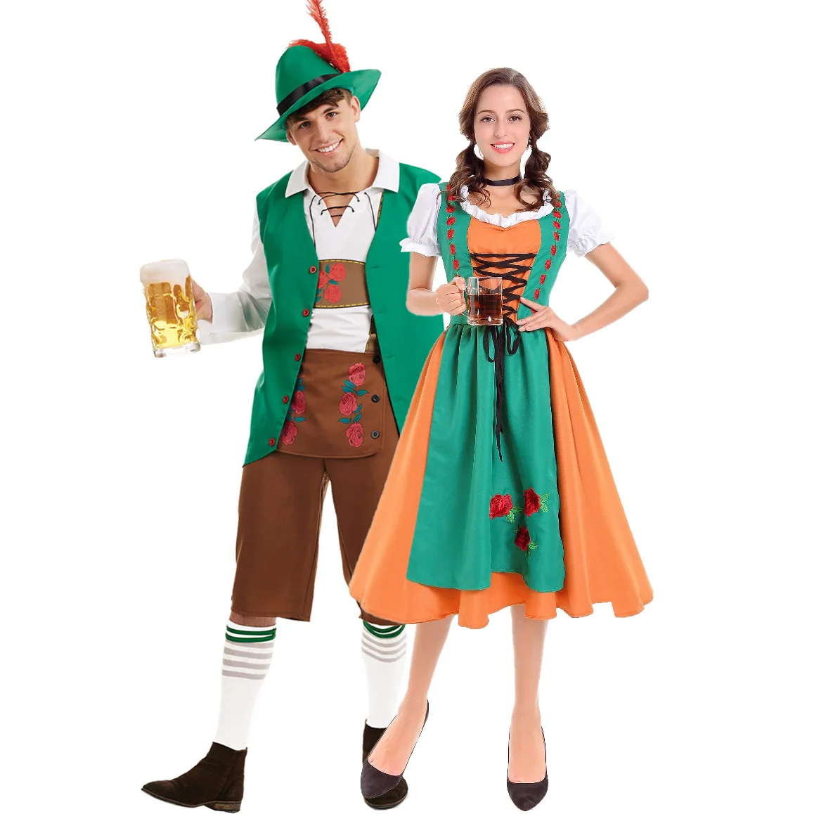 

German Beer Festival Uniform Munich Festival Performance Costume COS Theater Costume Stage Performance Beer Costume
