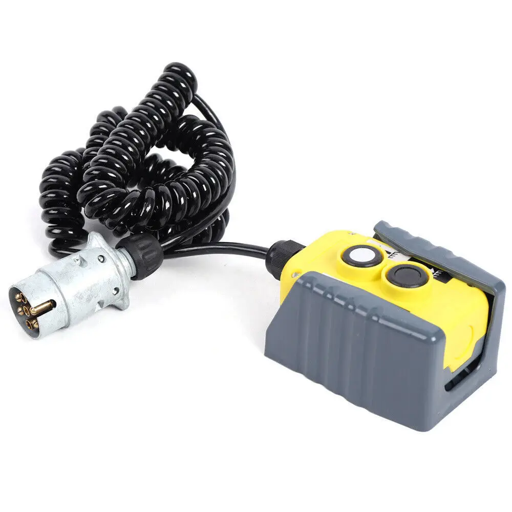 IP65/IP54 Waterproof Safety Remote Switch Rubber Cable Sheath + Waterproof Seal, 15Ft Long Wire Extends Usage Range