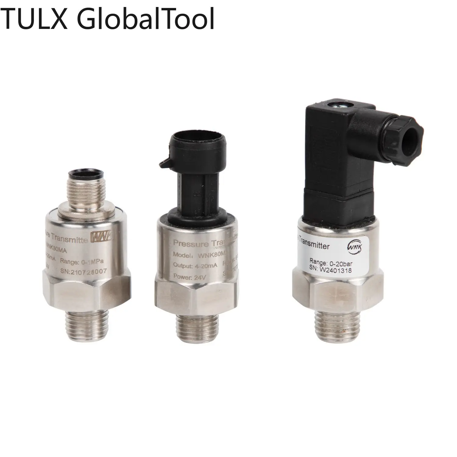 

Универсальный датчик давления TULX 4-20 мА, выход 0-5 В, NPT1/4, 0-200 фунтов на кв. дюйм, преобразователь давления воздуха