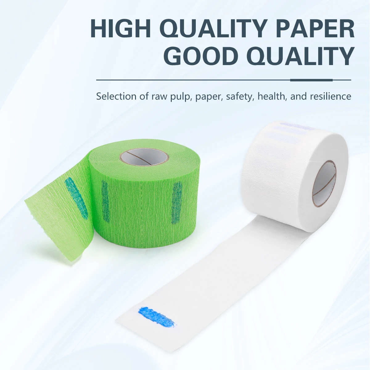 Barber Salon Disposable Adjustable Hairdressing Collar, Leak-proof Neck Paper for Haircut Hair Color Treatment,500pcs Roll