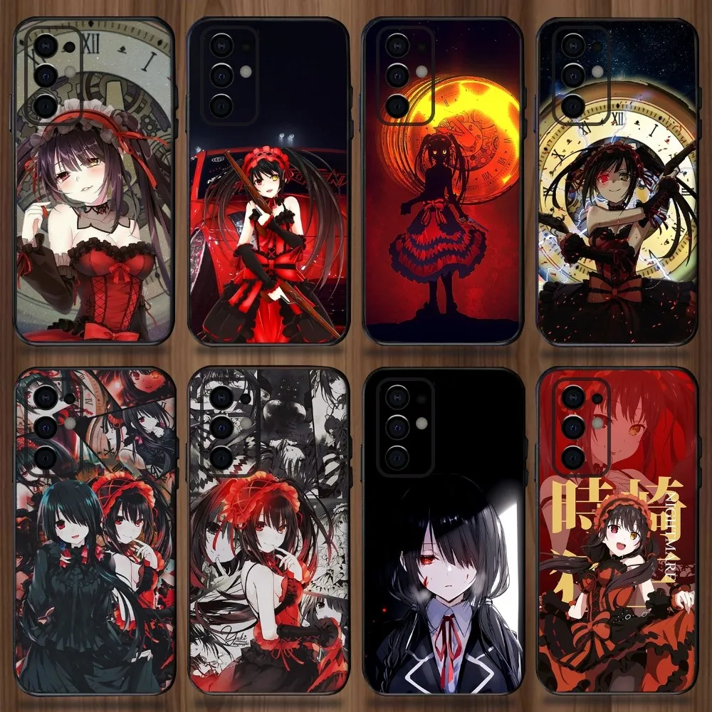 Date a live Tokisaki Kurumi Phone Case For Samsung Galaxy A13,A21s,A22,A31,A32,A52,A53,A71,A80,A91 Soft Black Cover