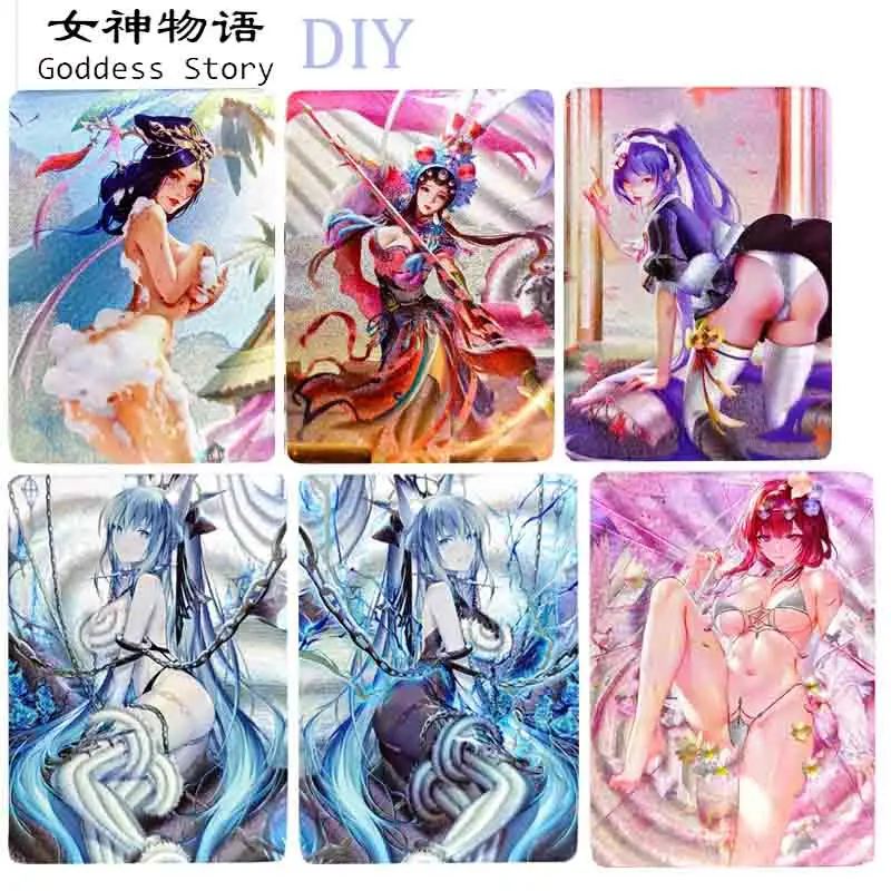 

Goddess Story Collection Card Coarse glitter relief DIY Hatsune Miku Kafka Hiti Inner Room, Mitsuki FGO Holiday Gifts Collection