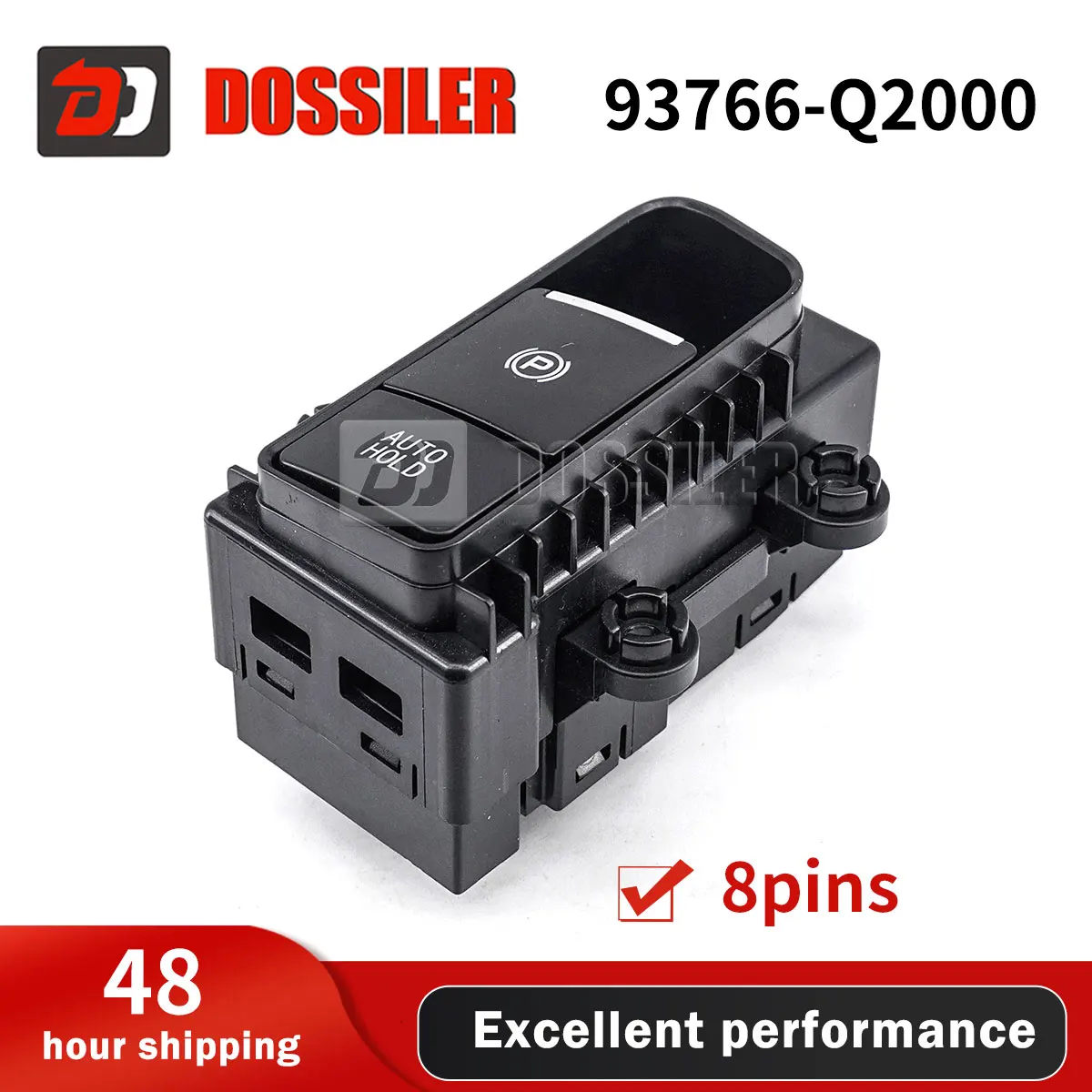 

93766-Q2000 Dossiler: Высококачественная электронная кнопка разблокировки ручного тормоза, аксессуар для автомобиля Kia Sportage 2018, 93766Q2000