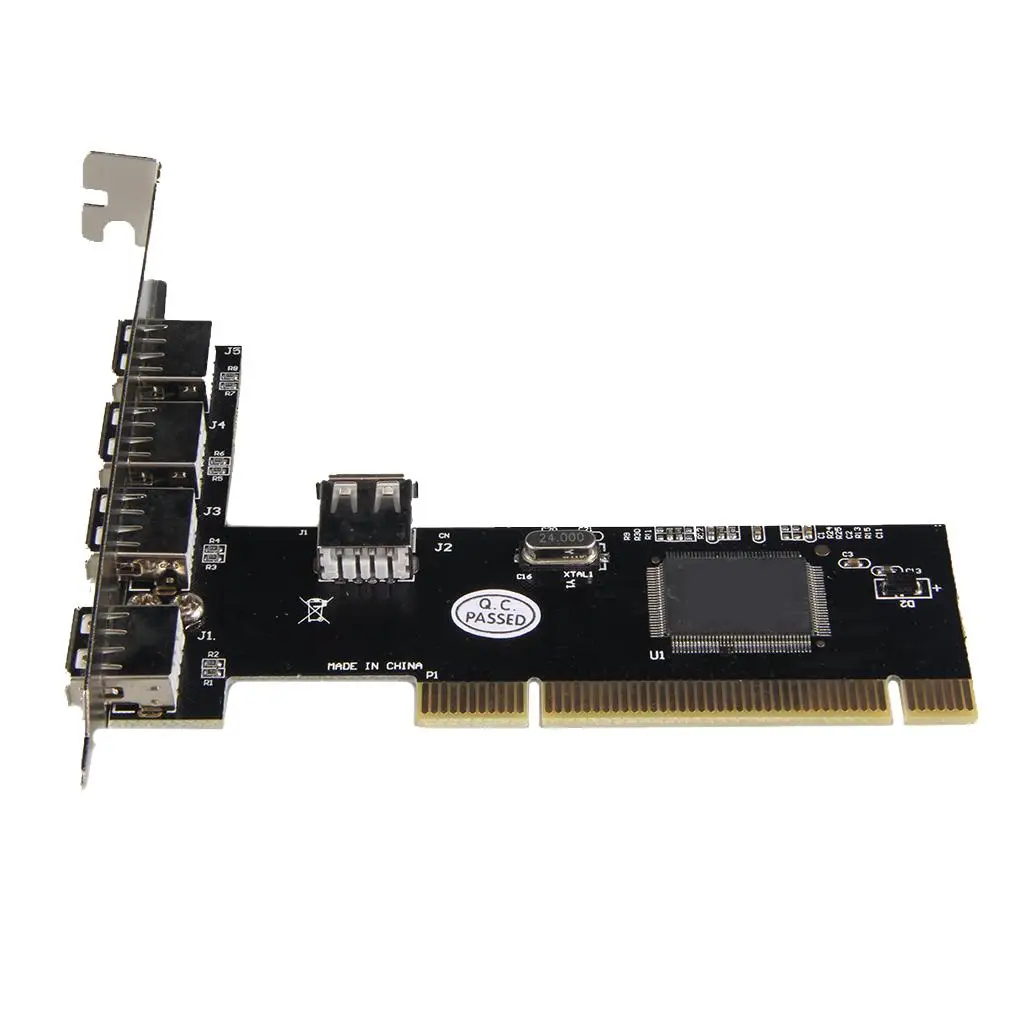 Karta PCI USB2.0, rozszerzenie 2-bitowe do 4-portowego kontrolera huba adaptera USB