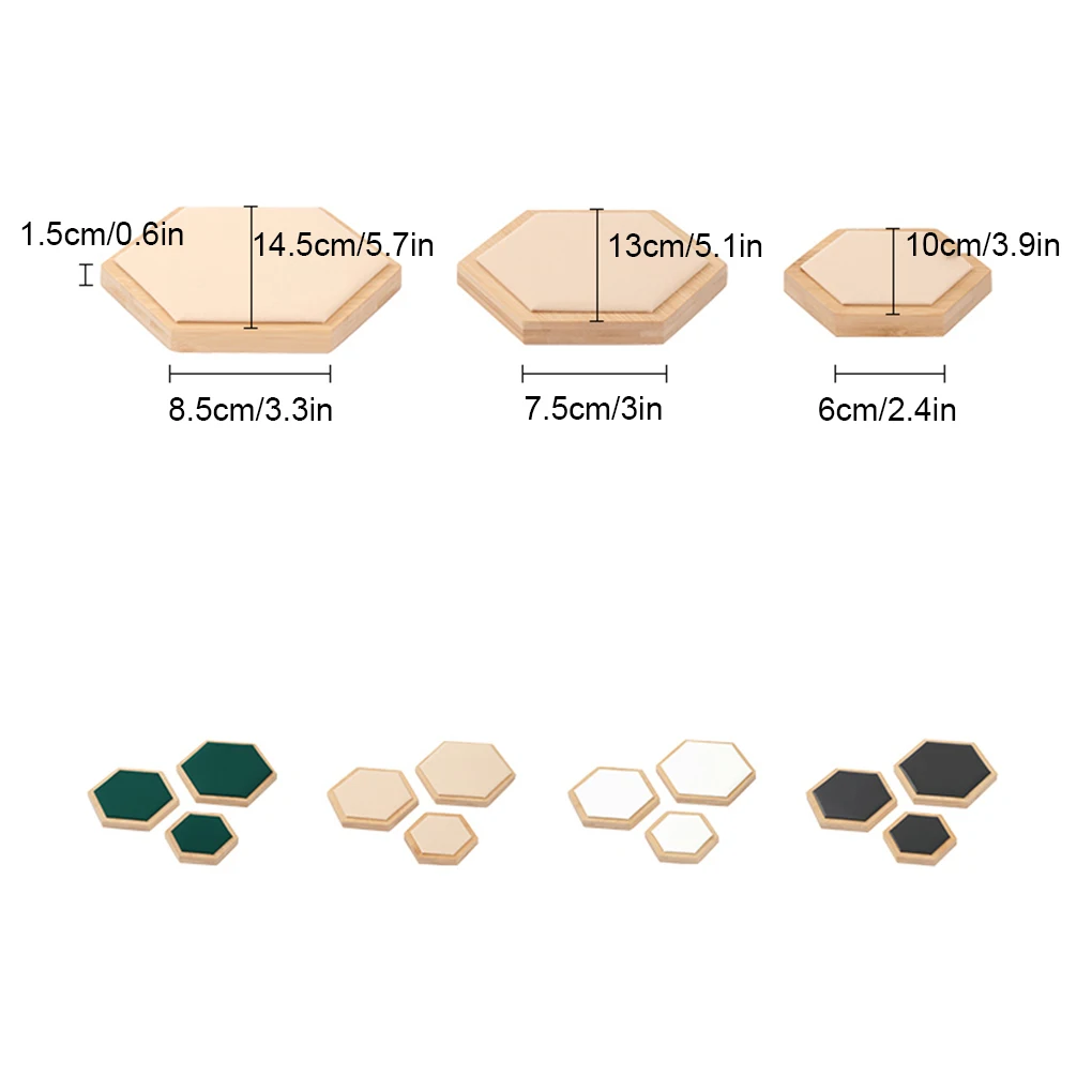3 قطعة/المجموعة تطبيق واسع صينية صلبة عرض الأساور المعلقات القلائد والخواتم عديم الرائحة الأخضر