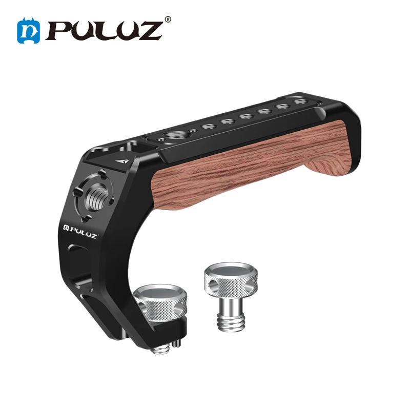 PULUZ Arri металлическая деревянная/силиконовая верхняя ручка для камеры стабилизатор клетки для кролика расширительные аксессуары захват с креплением для холодного башмака PULUZ Arri металлическая деревянная/силиконовая верхняя ручка для камеры стабилизатор клетки для кролика расширительные аксессуары захват с креплением для холодного башмака