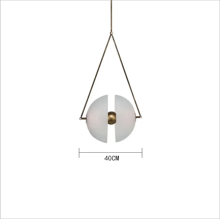 Synapse hanglamp Scandinavische glazen bol hanglamp Loft Decor Minimalistisch Restaurant Bar Hotel Winkel keukenverlichtingsarmatuur