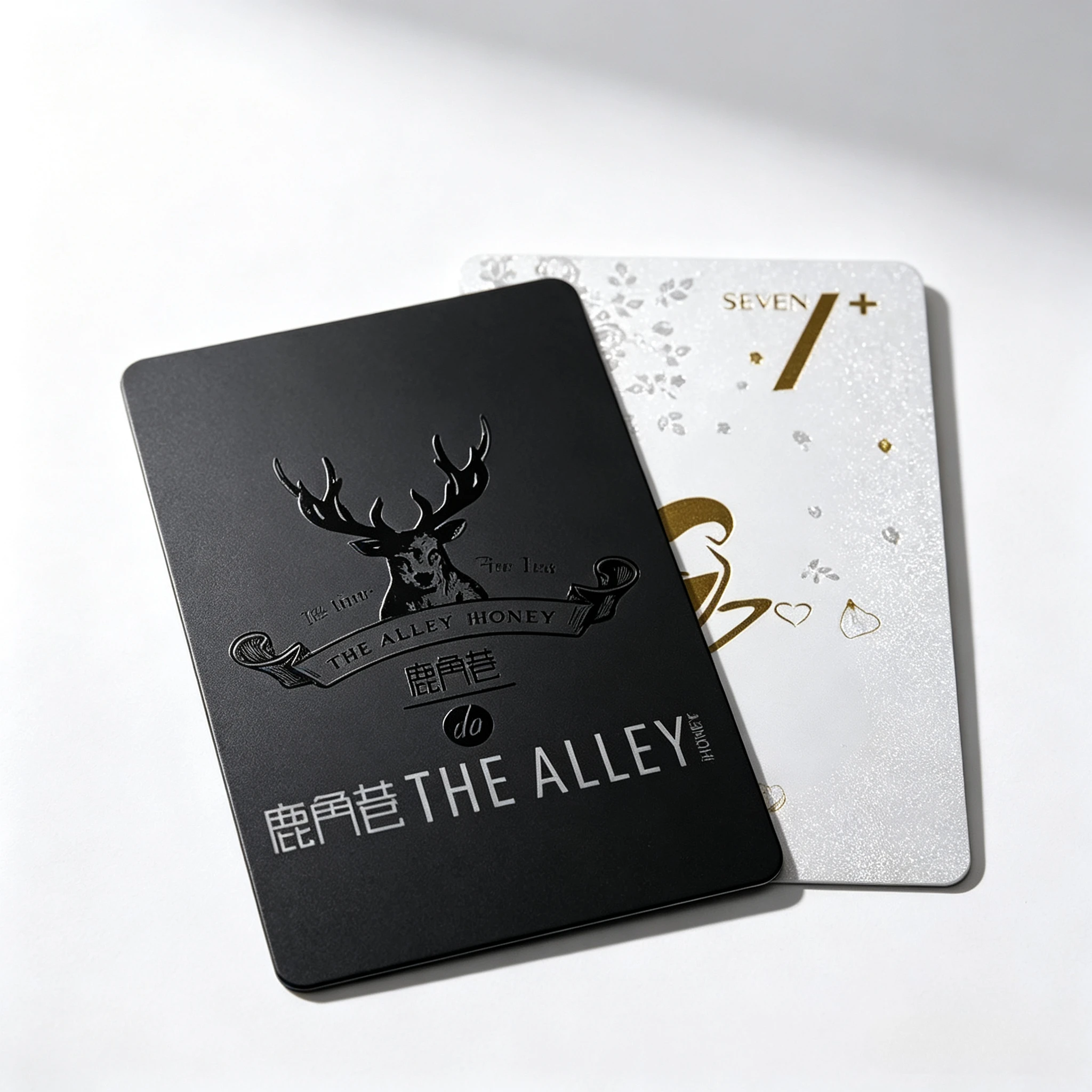 custom-printed-pvc-business-cards-hot-stamping-processing-waterproof-durable-glossy-matte-frosted-plastic-visiting-cards