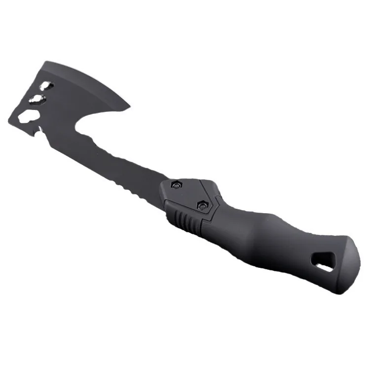 Multi Functional Outdoor Camping Survival Axe with Protective Cover Fire Axe Window Breaking Tool