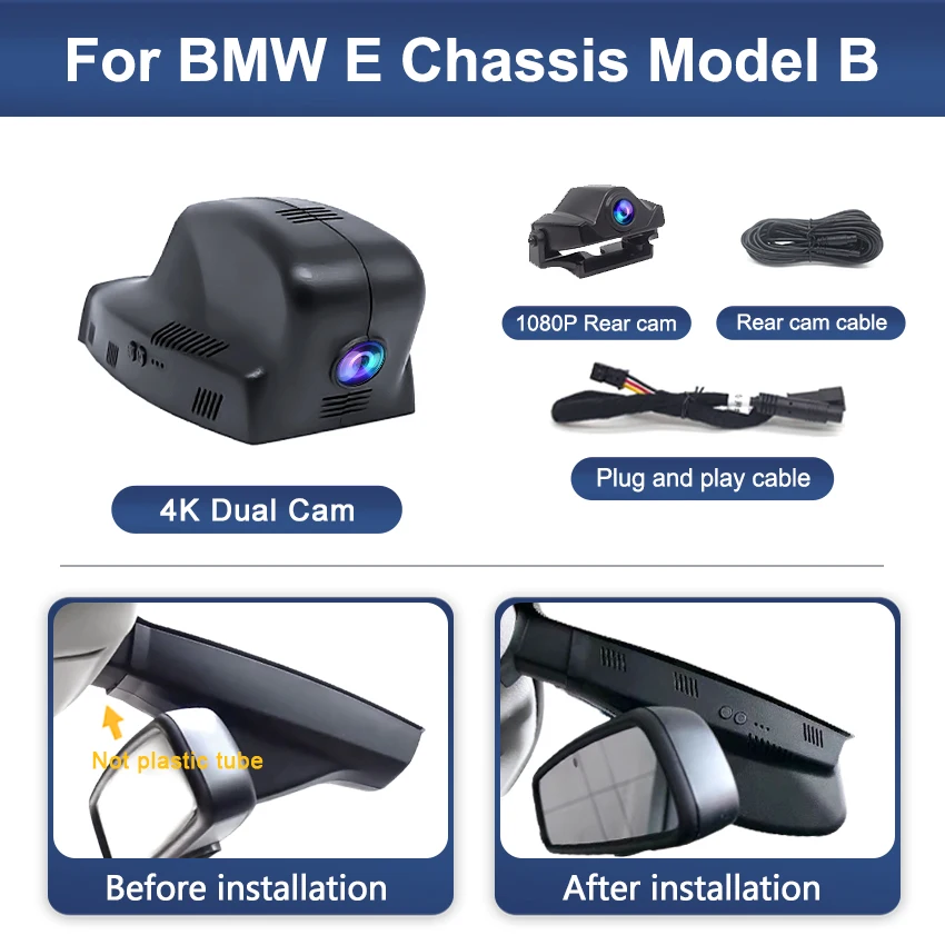 Nieuwe 4K Auto DVR Wifi DVR Video recorder dash cam Voor BMW 1 3 5 7X1X3X5X6M Serie E60 E61 E65 E66 E70 E72 E83 E84 E88 E92 E93