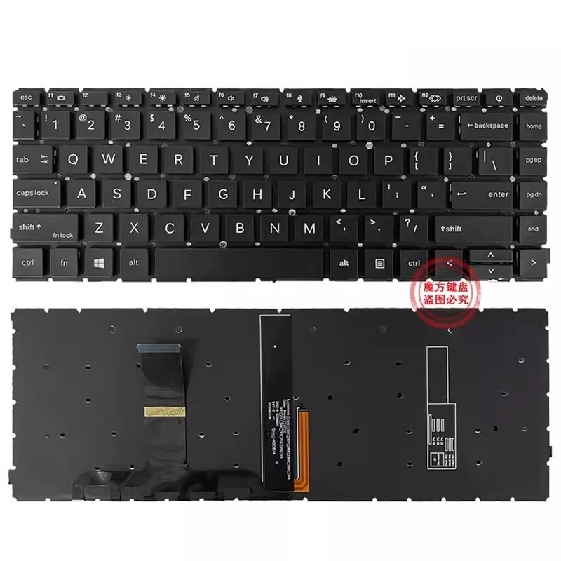 New US Keyboard for HP ZHAN66 PRO A 14 Inch G5 440 445 G10 HSN-Q32C/Q34C-4 Laptop Backlight Keyboard