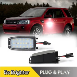 2Pcs LED Under Mirror Light Puddle Lamps For Nissan Titan Armada Land Rover Freelander Discovery Range Rover Spotr L320 L322 LR3